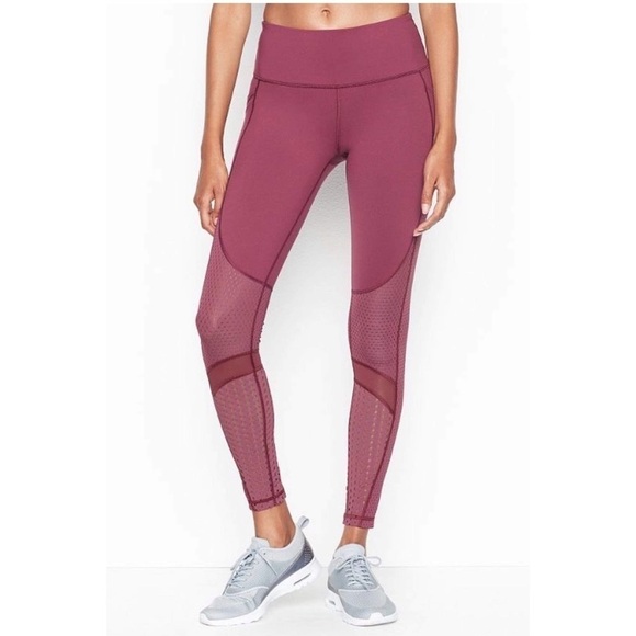 𝅺Victoria’s Secret Sport Women’s Knockout Mesh Leggings Size S - Picture 1 of 9